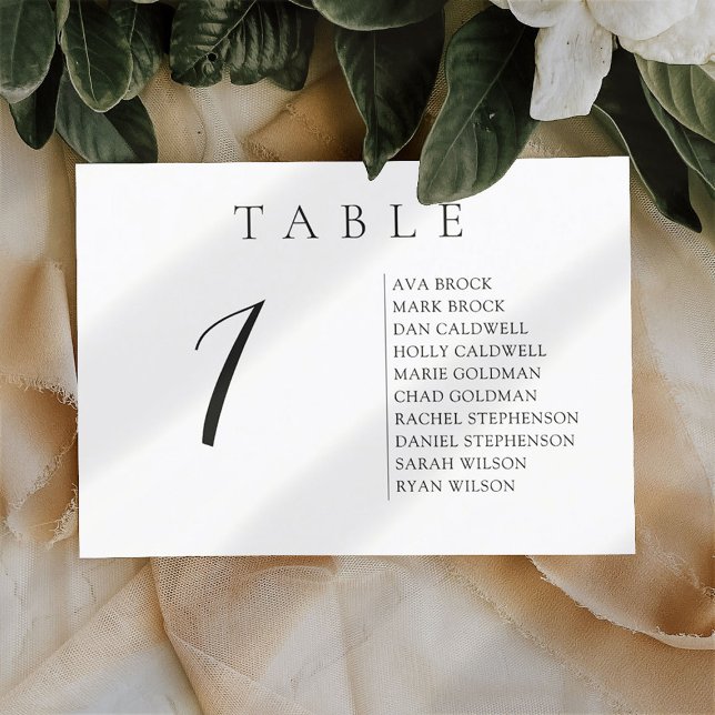 Script Tableau horizontal Numéro de table de texte (Créateur téléchargé)
