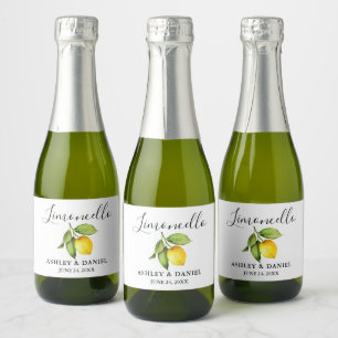 Script tendance Limoncello Lemon Petit Étiquette b
