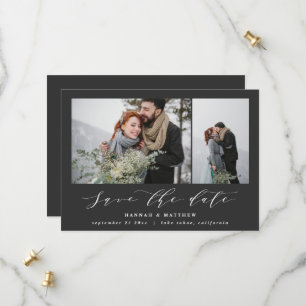 Script text Foto Moderne Hochzeit Save The Date