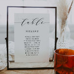 Script Tischnummer Wedding Reception Card S105<br><div class="desc">Unsere Tischnummer-Karte eignet sich hervorragend,  um die Sitzmöglichkeiten für jeden Tisch bei Ihrer Veranstaltung zu planen. Dieser Artikel ist Teil unserer STERLING Wedding Collection S105,  suchen Sie bitte in unserem Shop nach passenden Artikeln.</div>