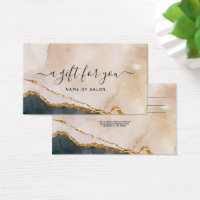 Script Watercolor Pink Black Gold Marmor Geschenkk