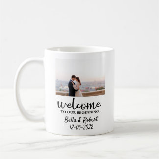 Script Wedding Welcome Sign Foam Board Kaffeetasse