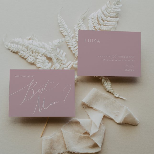 Script Whimsical | Carte de proposition Rose Best  (Créateur téléchargé)