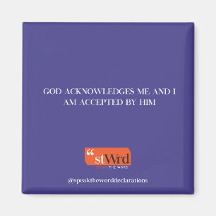 Scripting Affirmation Magnet für Küchen Kühlschran