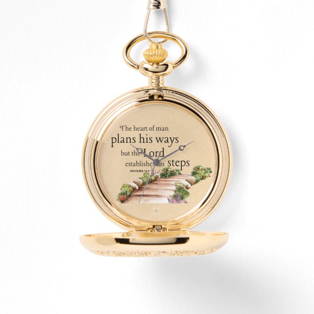 Scripting Pocket Watch Armbanduhr (Vorderseite)