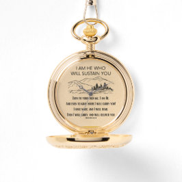 Scripting Pocket Watch Armbanduhr
