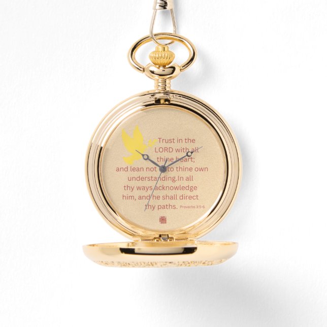 Scripting Pocket Watch Armbanduhr (Vorderseite)