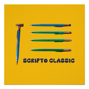 Scripto Classic Druckbleistift Poster