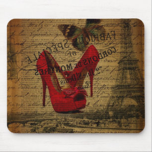 scripts Paris-Eiffelturm-Stilette Fashionista Mousepad