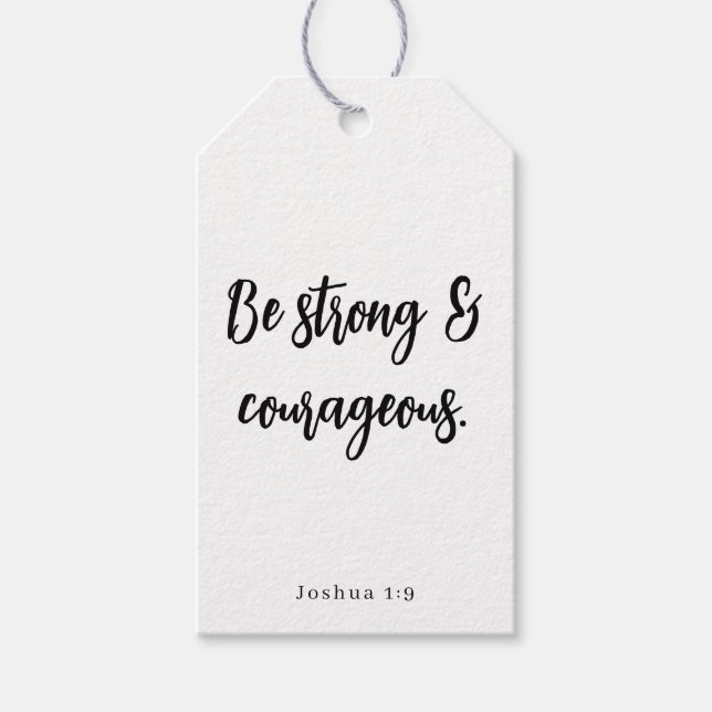 Scripture Centerpiece Decoration Graduation Party Geschenkanhänger (Vorderseite)