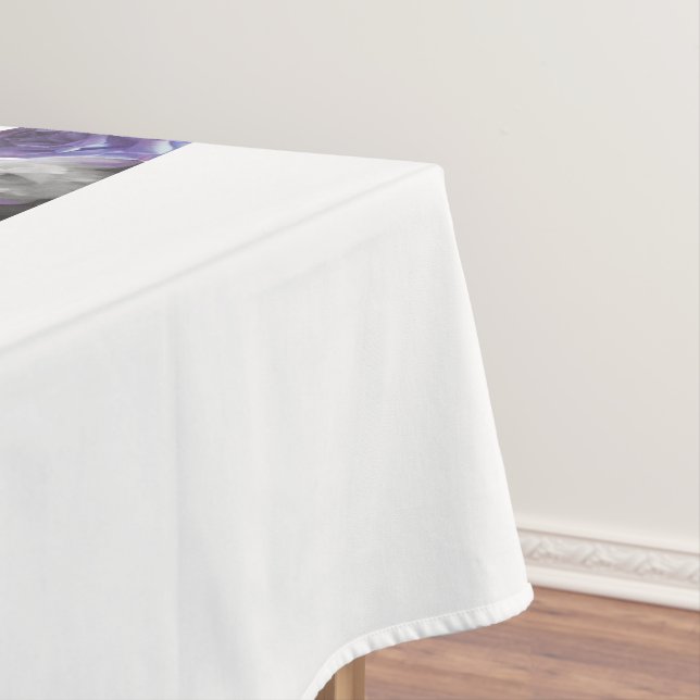 Scripture, Psalm 11, Purple Roses Tischdecke (Beispiel)