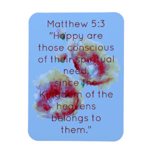 Scripture Verse Spirituelle Message Kingdom Magnet