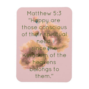 Scripture Verse Spirituelle Message Kingdom Magnet