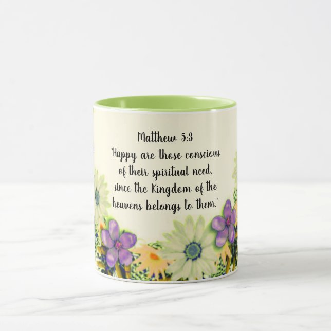 Scripture Verse Spirituelle Message Kingdom Tasse (Zentrum)