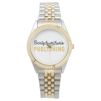 Scriptwriter Publishing Dark Blue/Yellow Watch Armbanduhr