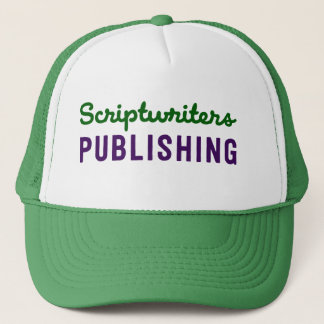 Scriptwriters, die Maschen-grünen/lila Hut Truckerkappe