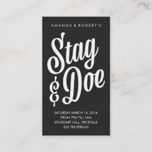 Scripty Stag & Doe Ticket