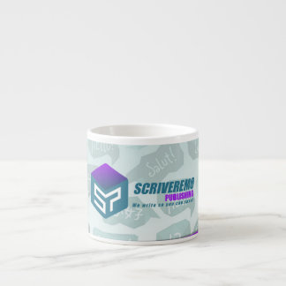 Scriveremo Logo und Hintergrund Espressotasse