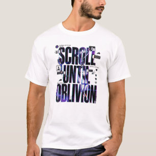 SCROLL BIS ZUM VERGESSEN Social Media Brutalist T-Shirt