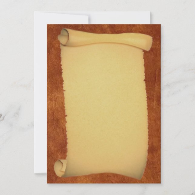 Scroll-Einladung Einladung (Vorderseite)