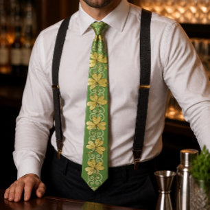 Scroll & Kleeblatt Männer Krawatte Nr. 2