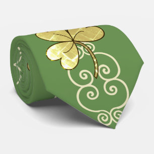 Scroll & Kleeblatt Männer Krawatte Nr. 2