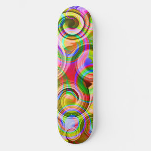 Scroll Pastell geometrisch abstrakt Skateboard