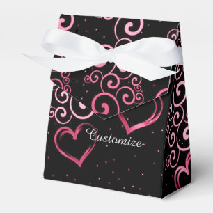 Scrolling Vine Hörnchen Zelt Gefallen Box Geschenkschachtel
