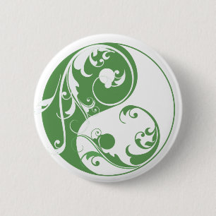 Scrolling Yin & Yang (grün) Button