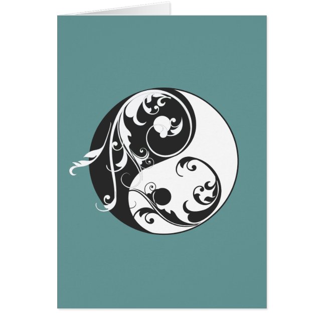 Scrolling Yin & Yang (schwarz) (Vorne)