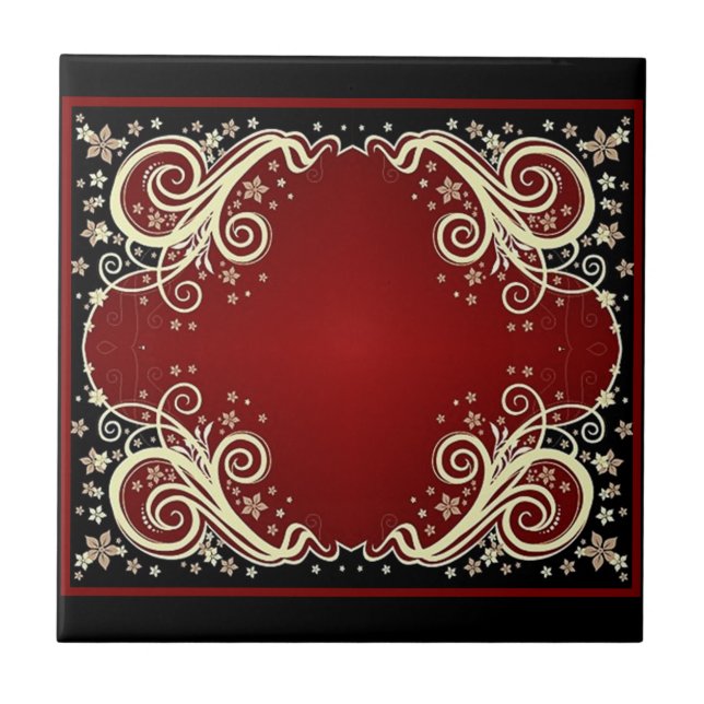 Scrollwork für klassische Stile Fliese (Vorderseite)