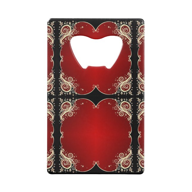 Scrollwork für klassische Stile Geldbeutel Flaschenöffner (Vorderseite)