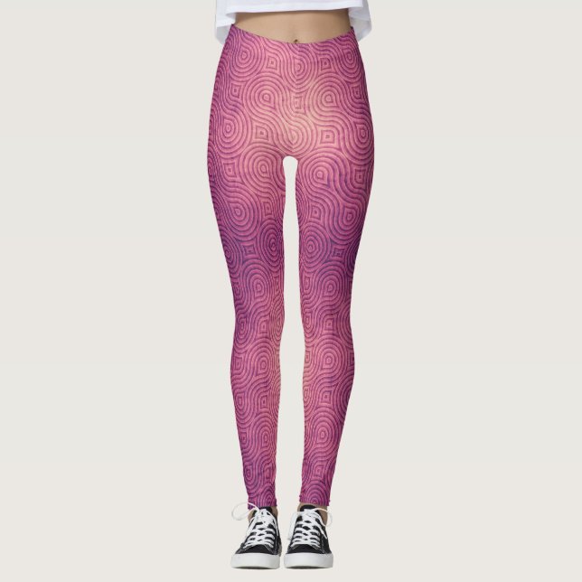 Scrollwork für klassische Stile Leggings (Vorderseite)