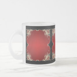 Scrollwork für klassische Stile Mattglastasse