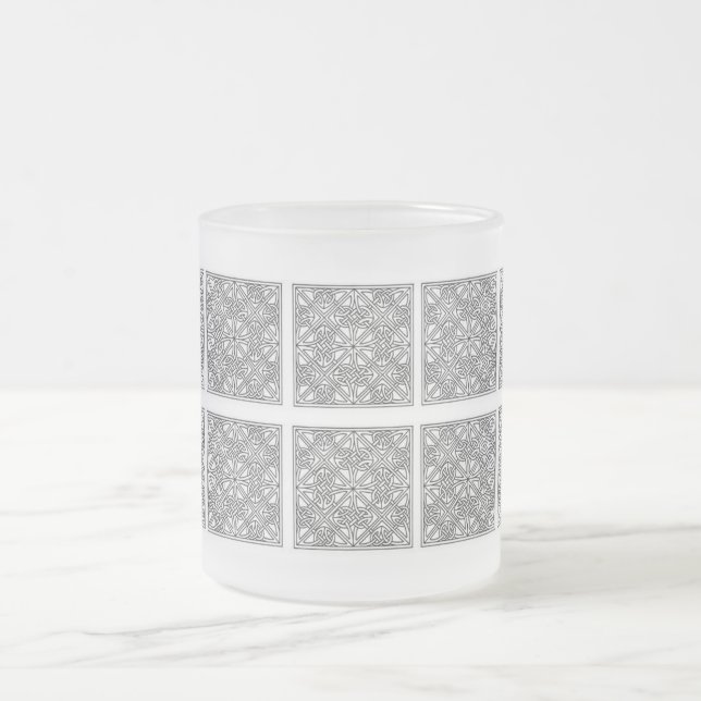 Scrollwork für klassische Stile Mattglastasse (Mittel)
