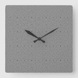 Scrollwork für klassische Stile Quadratische Wanduhr