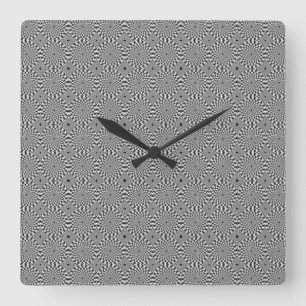 Scrollwork für klassische Stile Quadratische Wanduhr
