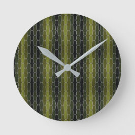 Scrollwork für klassische Stile Runde Wanduhr