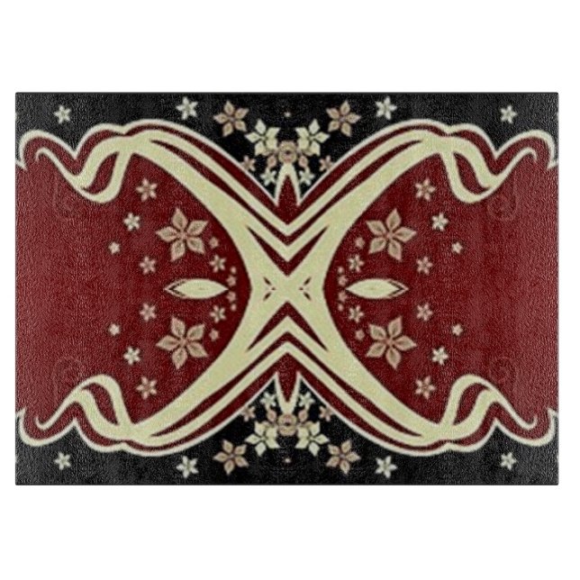 Scrollwork für klassische Stile Schneidebrett (Vorderseite)