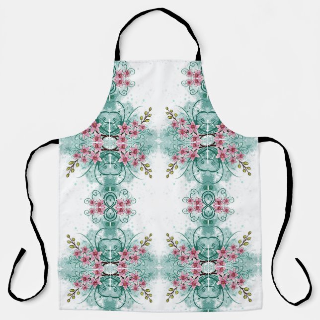 Scrollwork für klassische Stile Schürze (Vorderseite)