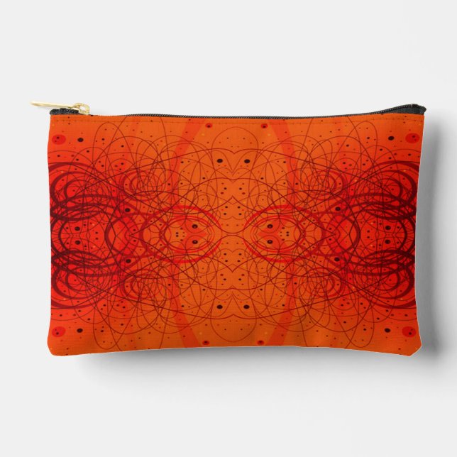 Scrollwork für klassische Stile Zubehörtasche (Vorderseite)