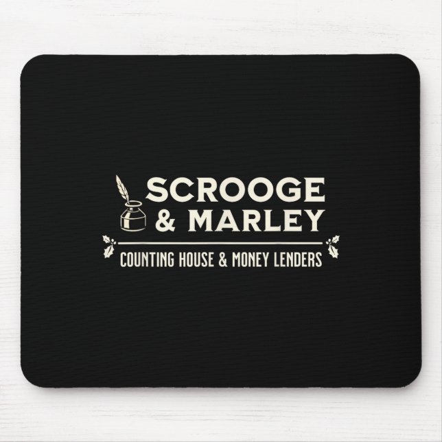 Scrooge And Marley Counting House Ens  Mousepad (Vorne)