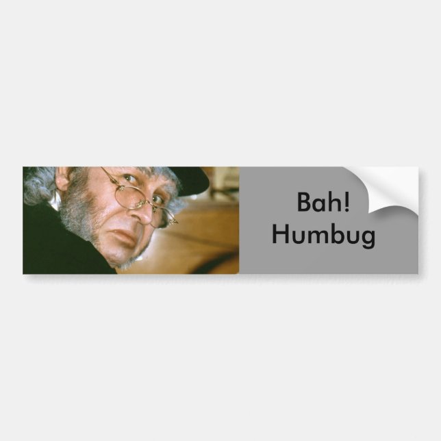 scrooge, Bah! Humbug Autoaufkleber (Vorne)