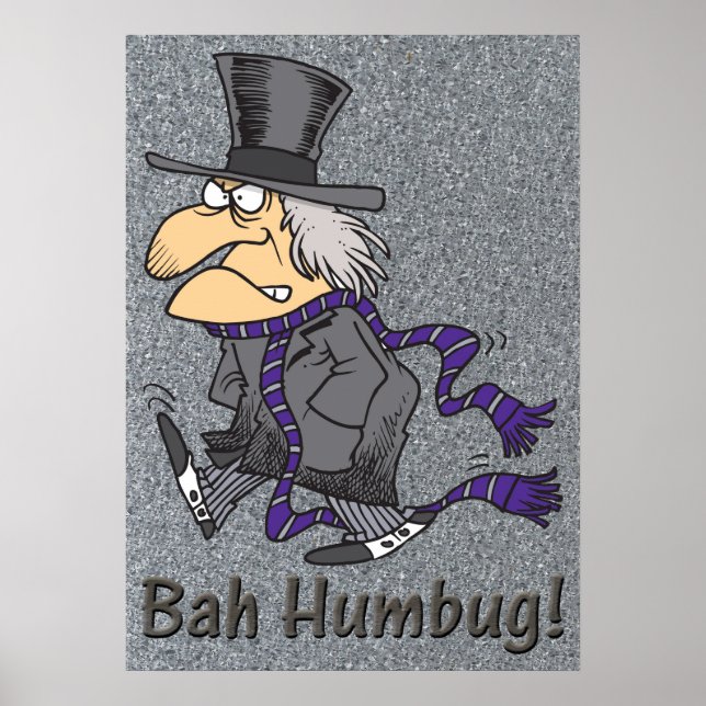 Scrooge & Bah Humbug Poster (Vorne)