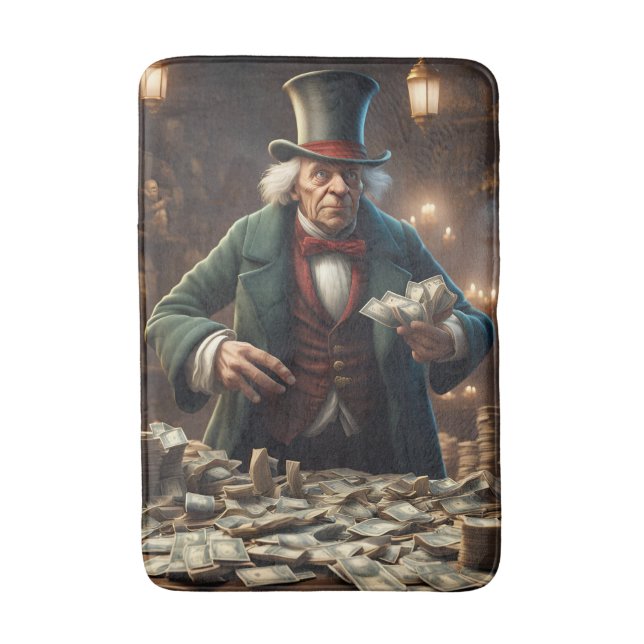 Scrooge Bath Mat Badematte (Vorderseite Vertikal)