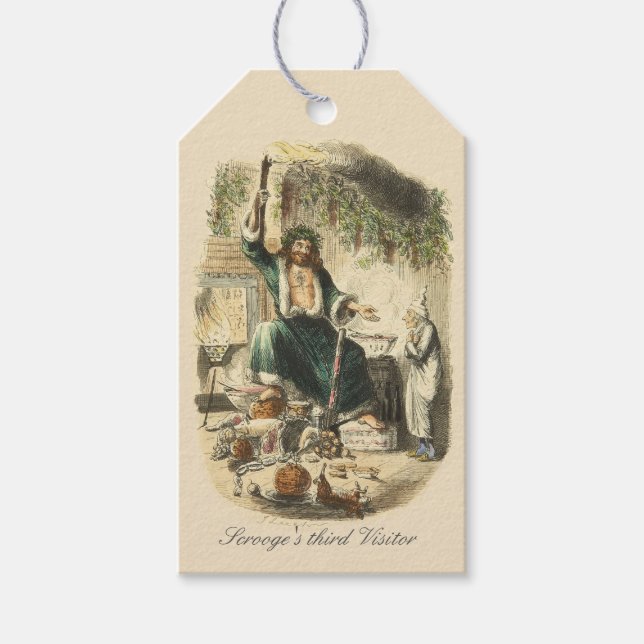 Scrooge-Dritter Geschenkanhänger (Vorderseite)