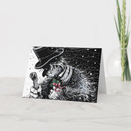 Scrooge Feiertagskarte