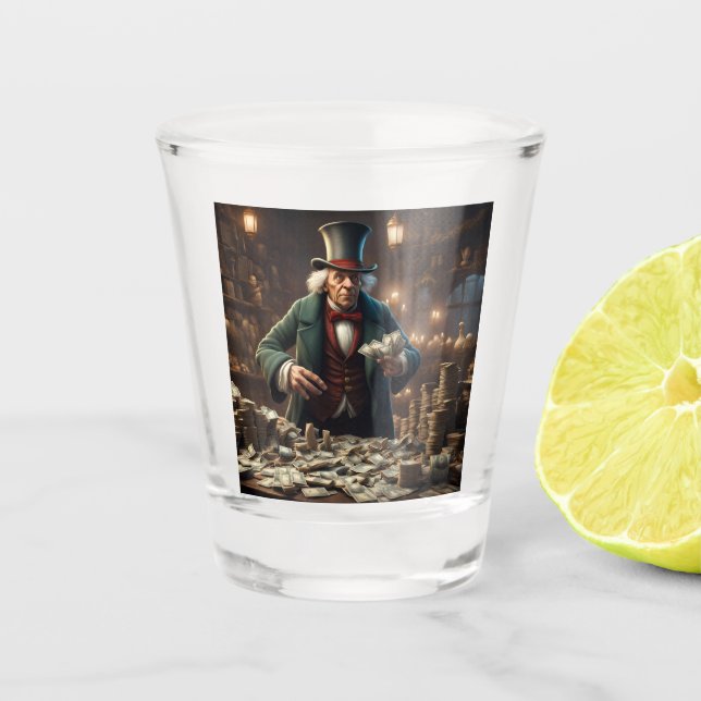 Scrooge Shootglas Schnapsglas (Vorderseite)