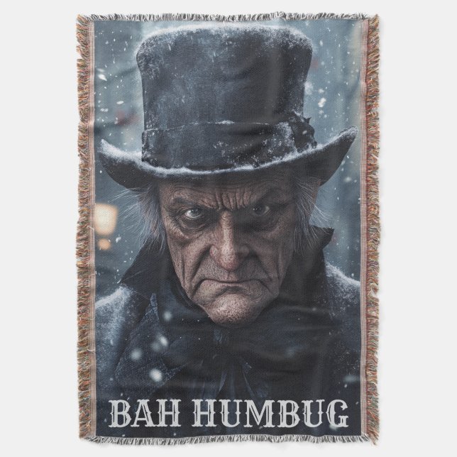Scrooge Throw Blanket Decke (Vorderseite Vertikal)