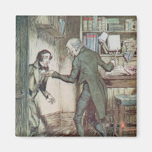 Scrooge und Bob Cratchit Magnet